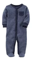 Astronauta Enterito Pijama Carters Térmico Azul Bebé Rn Nb