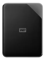 Disco Rígido Externo Western Digital Wd Elements Se Wdbjrt0020bbk 2tb Preto