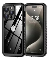 Funda iPhone 15 Pro Max  Ip68 Bajo El Agua Prueba De Caídas