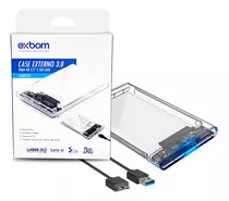 Case Hd 2.5  E Sata Ssd Usb 3.0 Transparente