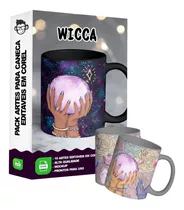 10 Artes Para Caneca Wicca Editável Em Corel