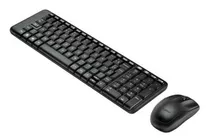 Teclado + Mouse Logitech Mk220 Wireless Preto - 920-004431