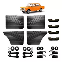 Kit Tapizados Puertas Fiat 125 + Grampas Apoyabrazo Manijas