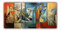 150x75cm Cuadros Modernos Perspectiva Picasso Abstractos