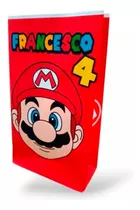 10 Bolsas Sorpresitas Cumpleaños Mario Bros. Y Sus Amigos