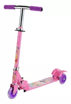 Patinete Infantil Resistente Com 3 Rodas Para Menina Rosa 