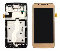 Tela Frontal Completo Do Moto G5 Xt1672 Original Com Aro