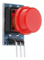 Módulo Botão Push Button 12mm Com Capa 3 Pinos Para Arduino