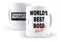 Caneca World Best Boss Dad The Office Dunder Mifflin