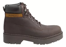 Borcego Bota Hombre Cuero Ringo Borcegui 20008