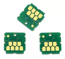Kit 3 Chip Caixa Manutenção Epson F570 F571 T3170 T5170