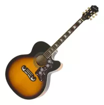 Guitarra Electroacústica EpiPhone Ej200ce Sunburst