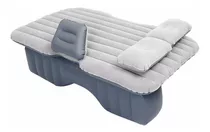 Colchon Inflable Con Compresor 12v Y 2 Almohadas Para Auto