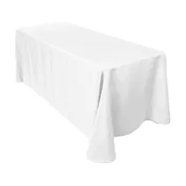 Mantel Rectangular De Poliéster Lavable Para Mesa