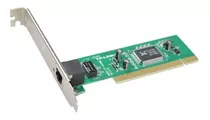 Placa De Rede Slot Pci Rj45 Ethernet 10/100mbps Perfil Alto