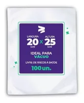 Embalagem / Sacos A Vácuo 20x25 - 100 Und