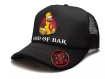 Gorra Trucker Personalizada Homero God Is Bar Simpson