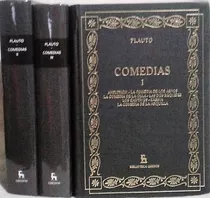 Plauto: Comedias 3 Tomos (nuevo) Biblioteca Clásica Gredos