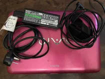 Liquido Notebook Sony Vaio Rosa Chicle Vpcyb15al