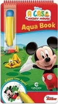 Aquabook Mickey Mouse Disney Pinta Com Água Livro Capa Dura