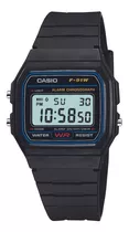 Reloj Casio F-91w-1dg Unisex Original 100% Original Color De La Correa Negro Color Del Bisel Negro Color Del Fondo Gris
