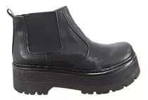 Borcegos De Mujer Plataforma Livianos Bota Baja Cod. 0010 