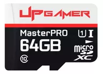 Cartao Microsd 64gb Up Gamer Scxc U1 C10 80mb