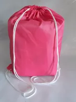 200 Mochila Saco P/ Eventos Em Naylon Personalizada Em 1 Cor