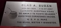 Placa Recordatoria Cementerio 25x12 Acero Dibujo De Mate