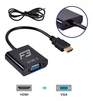 Cabo Adaptador Hdmi Para Vga Tv Pc Xbox 360 Notebook Monitor