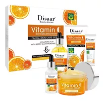 Disaar-kit De Cuidado Facial Blanqueador  Con Vitamina C, 