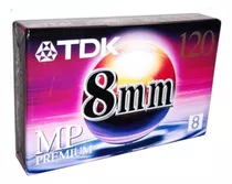 Cassette De Video 8mm Tdk 120 Mp Premium Nuevo