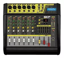 Consola De Audio Potenciada Skp Vz 60ii 6 Canales