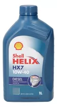 Aceite Shell Helix Hx7 10w40 Semi-sintético Diésel Cf 1l