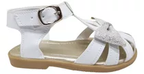 Sandalias Bautismo/comunión/fiesta Nena Blanco Bebe Zapato