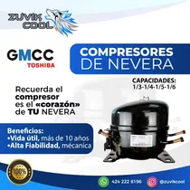 Compresores De Nevera Gmcc, Freeze, Danfoss Y Mas Marcas