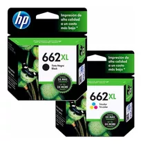 Hp Ink Cartridges 662xl Preto + 662xl Color Originais!!!