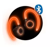 Audífonos Inalámbricos Maxell Bluetooth Tws Halo Iluminación Color Negro Color De La Luz Naranja