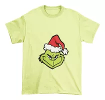 Polera Juvenil Niña Niño Grinch Noel Santa Navidad Algodon 