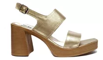 Sandalia Plataforma De Mujer Taco Zapatos Livianas Comodas 