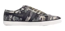 Zapatillas Gola Hombre Comet Camufladas Negro Verde 