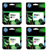 Kit Cartuchos Tinta Original Hp 954xl 7740 8710 - 04 Cores