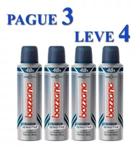 Kit Pague 3 Leve 4 Desodorante Anti Bozzano Sensitive