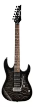 Guitarra Eléctrica Ibanez Rg Gio Grx70qa De Álamo Transparent Black Sunburst Con Diapasón De Amaranto