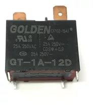 Relé 12v Gt-1a-12d Para Placa De Ar Condicionado Split 