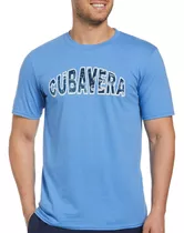 Cubavera Camiseta De Manga Corta De Algodón Havana Crew Para