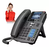 Telefono Enterprise Ip Gb Poe Pantalla Color 4 Lineas