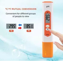 Medidor De Ph Y Temperatura Digital Doble Decimas + Buffer