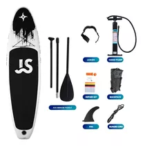 Tabla Stand Up Paddle Inflable Board 3.35m Negra+remo+mochil