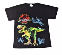 Remera Dinosaurio De Niño Manga Corta Varios Diseños!!